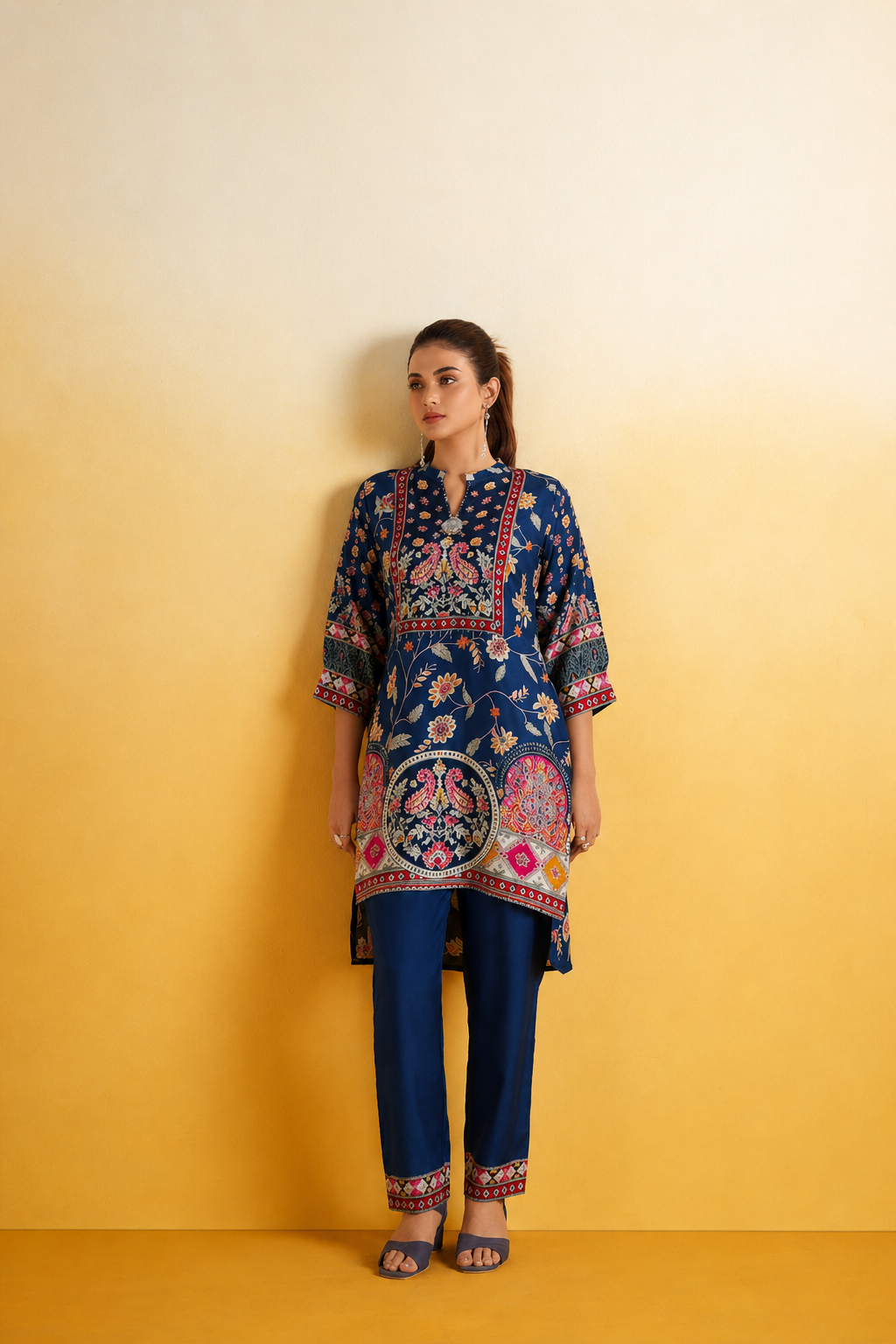 Sienna Gold Dupatta Detail